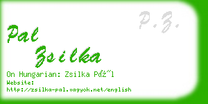 pal zsilka business card